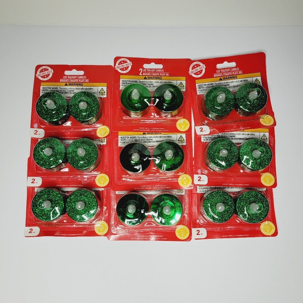 Flameless Battery Operated LED Tea Lights Flickering/Steady Votive Candle Party